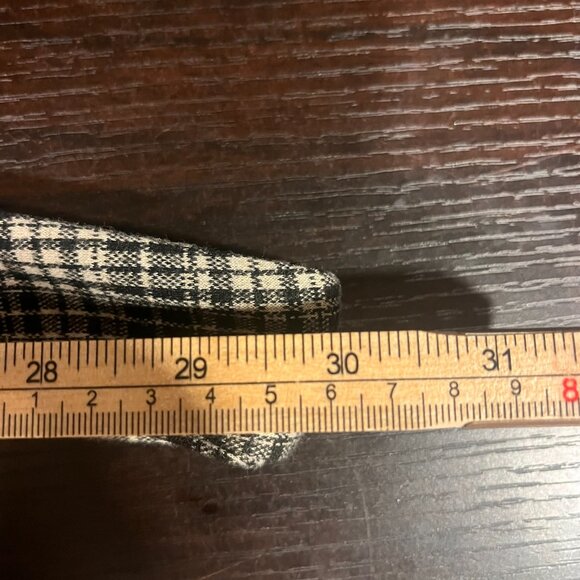 Pink Lily Dark Academia Black Plaid Overall Dress Size Small - Picture 6 of 7